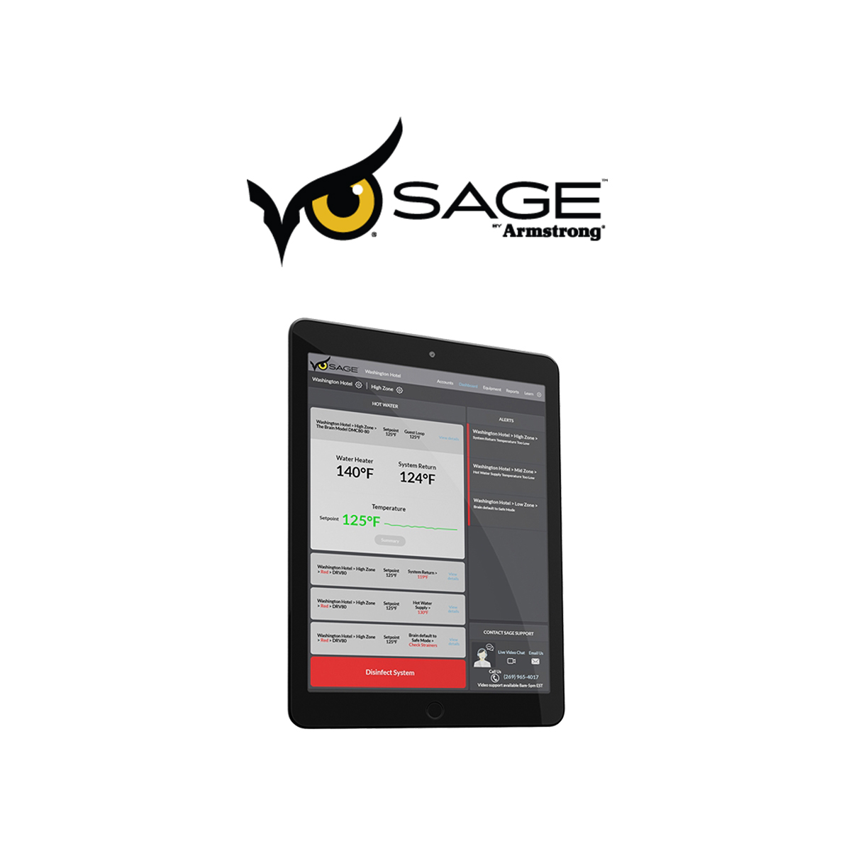 SAGE<sup>®</sup> Hot Water System Management