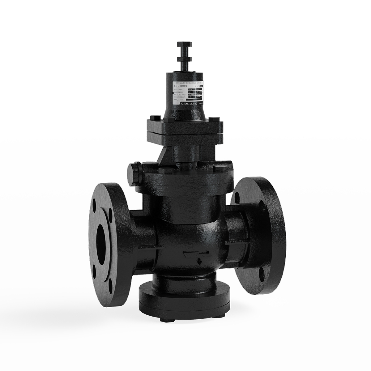 Flanged, Internally Piloted, Piston Operated, Pressure Reducing Valve – GP-1000 FF Series